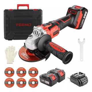 Esmeril Angular Inalambrico 3ah Teeno Jm-2231 De 125 Mm 110v Esmeril Angular Inalambrico 3ah Teeno Jm-2231 De 125 Mm 110v