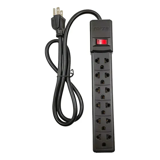 Regleta Forza Ps-001b 6 Salidas Universales 110/220v
