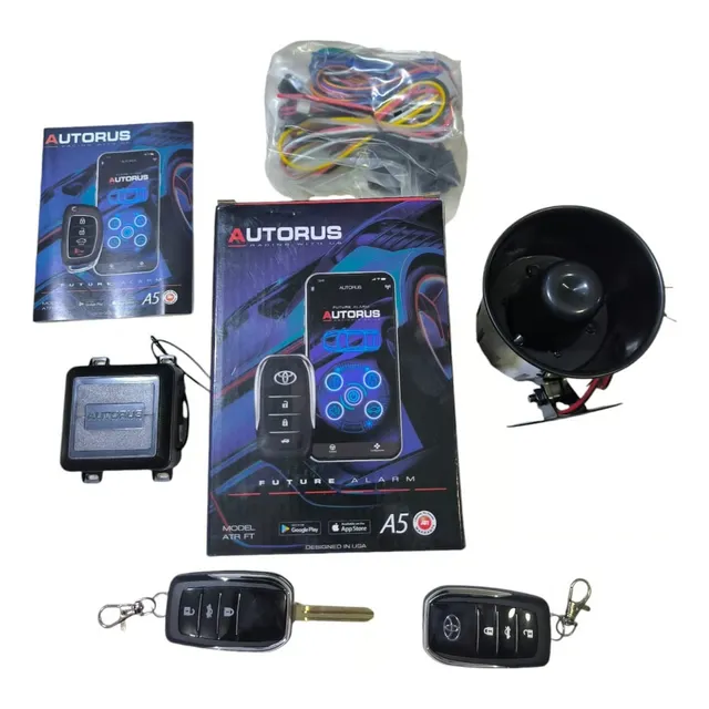 Alarma Con Llave Flip Toyota Con Aplicativo Bluetooth