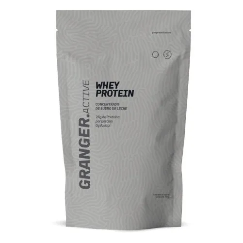 Whey Protein Granger Proteina En Polvo 24g Proteina 750g Sabor Vainilla