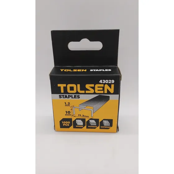 Grapas Tapicería 10mmx11.3mm 1000pcs Tolsen 43029 X2und
