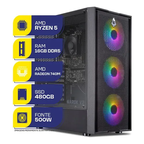 Pc Gamer Intel I5 9400f 16gb (rtx3060 12gb) Ssd 480gb - 750w Pc Gamer Intel I5 9400f 16gb (rtx3060 12gb) Ssd 480gb - 750w
