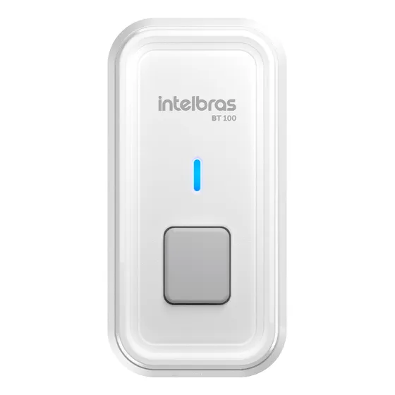 Botoeira Intelbras S/ Fio Branca Bt100 Automatizador Portão