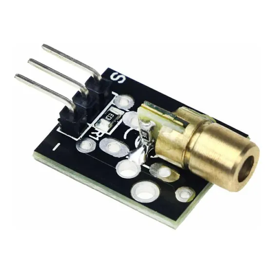 Modulo Puntero Laser Ky-008 Rojo 650nm 5mw 5v Lente Arduino