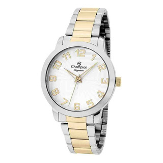 Relógio Champion Prata E Dourado Feminino Cn24664b Fundo Branco Relógio Champion Prata E Dourado Feminino Cn24664b Fundo Branco