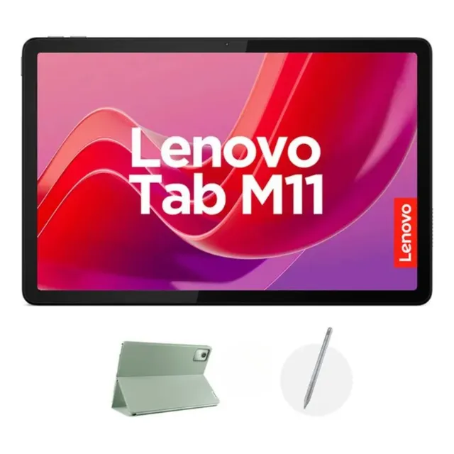 Lenovo Tab M11 128gb 4 Ram 4g Lte Lapiz + Estuche 10.95 Color Verde Claro