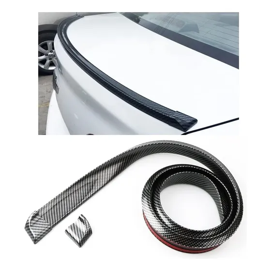 Aleron Fibra Carbono Cola De Pato Baul Luneta Toyota Etios