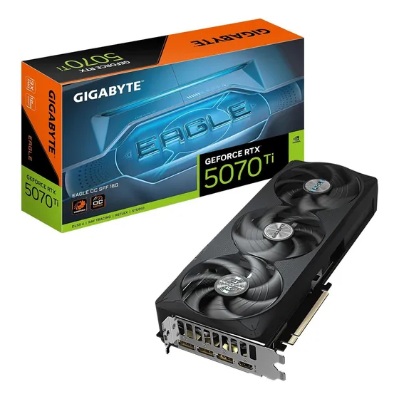 Placa De Video GeForce RTX 5070Ti 16Gb Gigabyte Eagle Oc SFF