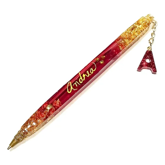Bolígrafo Resina Epoxica Personalizado Recargable 