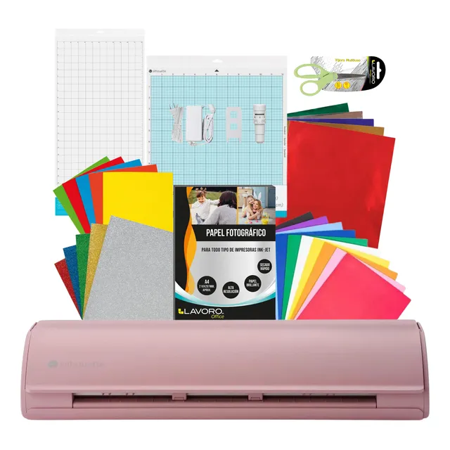 Kit Papelería Full Cameo 5 Rosada