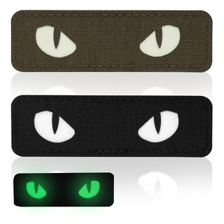 2pzs Parches Tacticos Sinsignias Militares Gotcha Ojos Gato 2pzs Parches Tacticos Sinsignias Militares Gotcha Ojos Gato