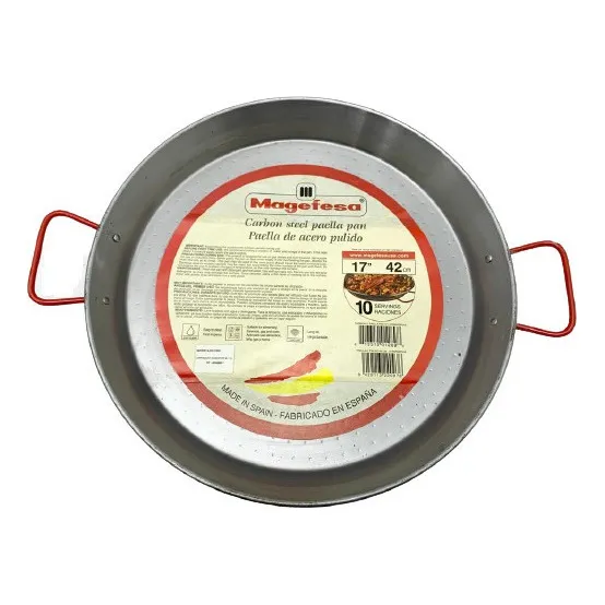 Paellera Paella Acero Pulido 42cm Magefesa 6228 Xavi