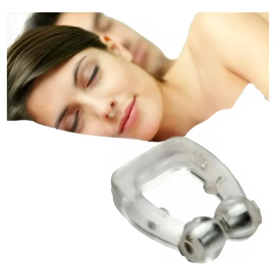 Pack X 2 Clip Magneticos Anti Ronquidos En Silicona