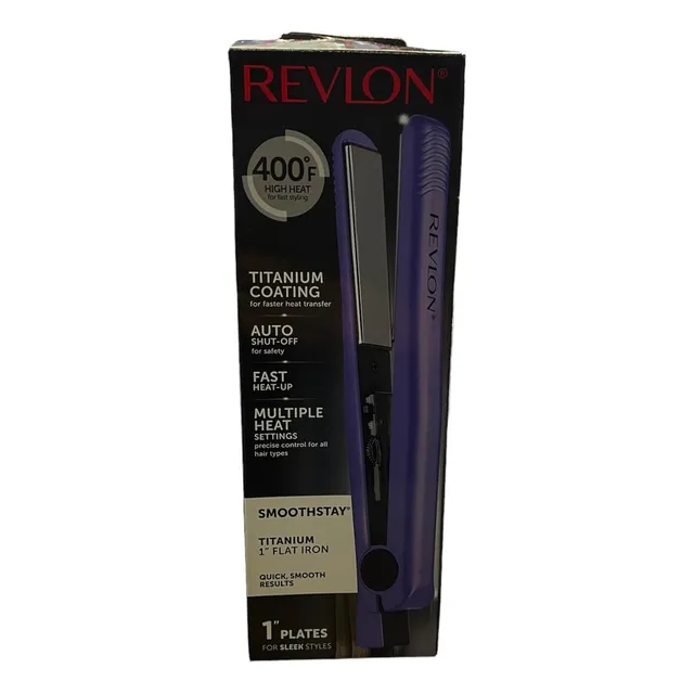 Plancha Revlon Titanium Coating 400*f 1 Regulador Temperatu