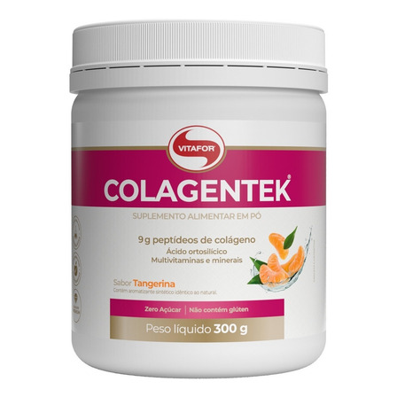 Colágeno Colagentek Vitafor 300g - Hidrolisado Colágeno Colagentek Vitafor 300g - Hidrolisado