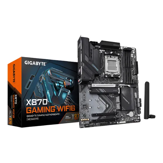 Motherboard Gigabyte X870 Gaming Wifi6 Amd Ddr5 Am5 Color Negro
