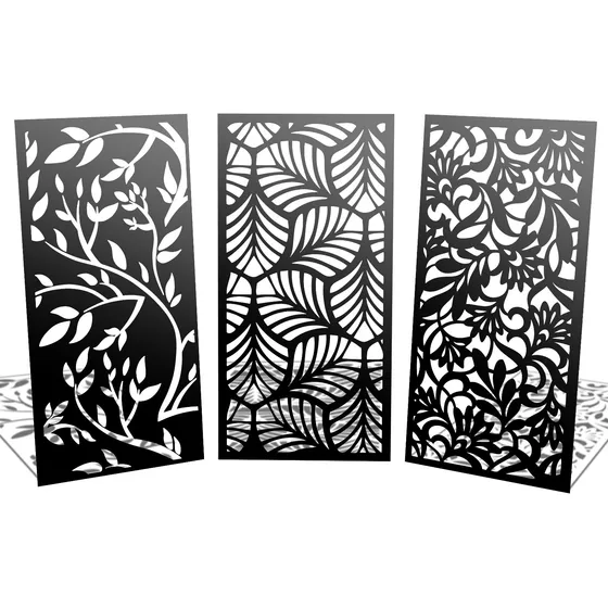Chapa Perforada Decorativa Acero 100cm X 50cm X 1.25mm