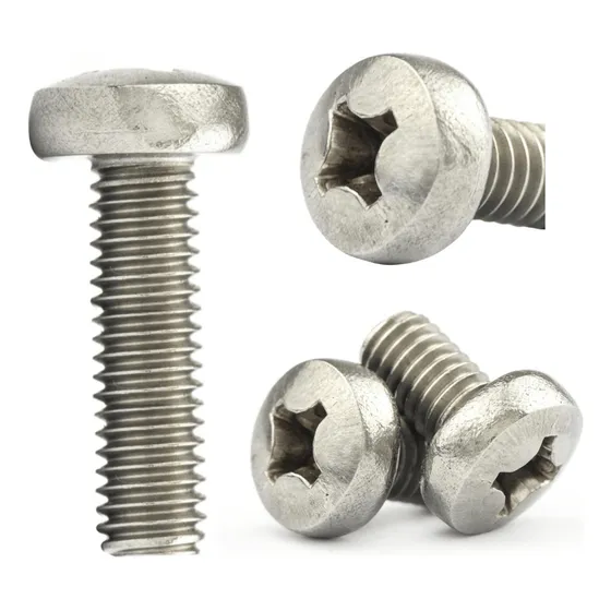 Parafuso Cabeça Panela Phillips M4 X 8mm Inox A2