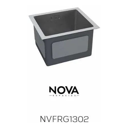 Fregadero Nova Lava Copas 34x30 Satin(1302)