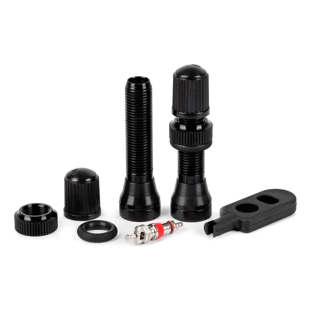 I72 Bicicleta Tubeless Schrader Valvula Vastago 1.575 In Par