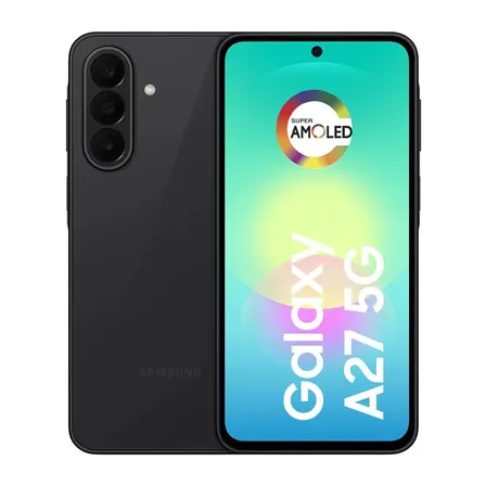 Celular Galaxy A27 Preto 5g 256gb, Câmera Tripla De 50mp, Processador Snapdragon 6 Gen 3, Feito Para Durar
