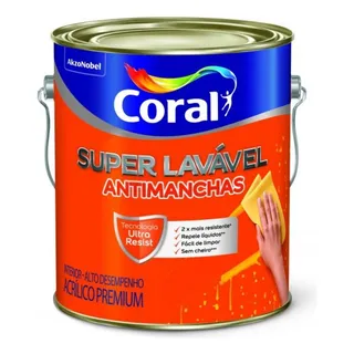 Tinta AcrĂlica Premium Coral Super LavĂĄvel 3,6l Branco Tinta AcrĂlica Premium Coral Super LavĂĄvel 3,6l Branco