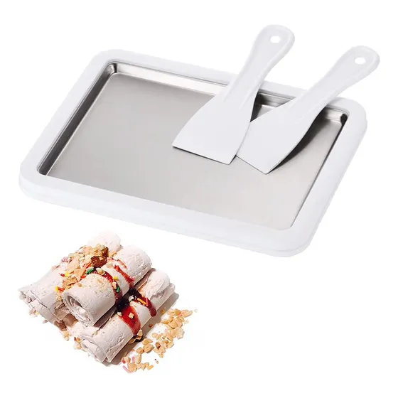 Bandeja, Molde Para Hacer Helados Tipo Rolls Con Paletas