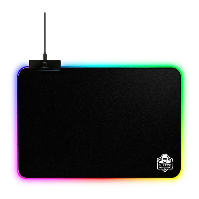 Mouse Pad Gamer Rgb Blazze Vintage Tiny Con Luces 35 X 25 Cm