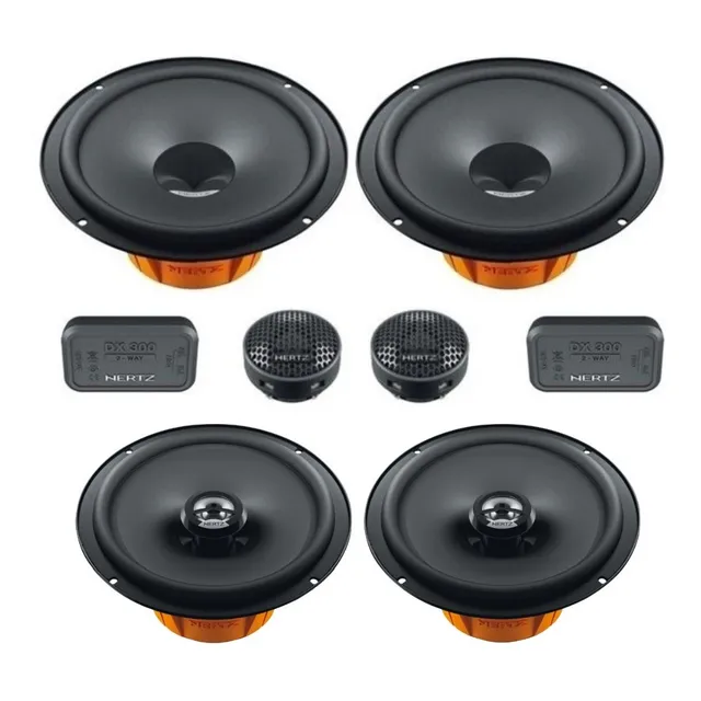 Kit 2 Vias Hertz Dsk 165.3 + Coaxial Dcx 165.3 + Brinde