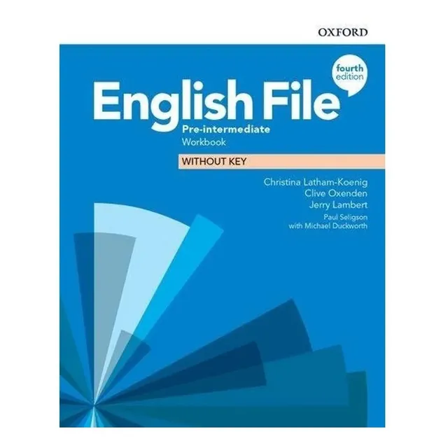 English File Pre Intermediate - Workbook - 4th Ed - Oxford