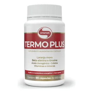 Termogênico Termoplus 90 Cápsulas Vitafor Sem Sabor