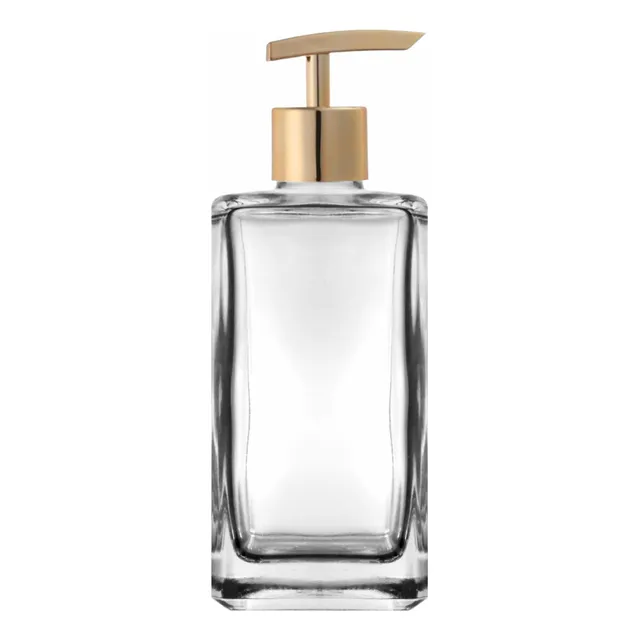 Porta Álcool Em Gel/sabonete Líquido 250 Ml Válvula Prata