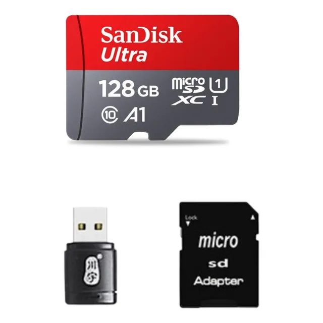Cartão De Memória 128gb Classe 10 Para Celulares Câmeras