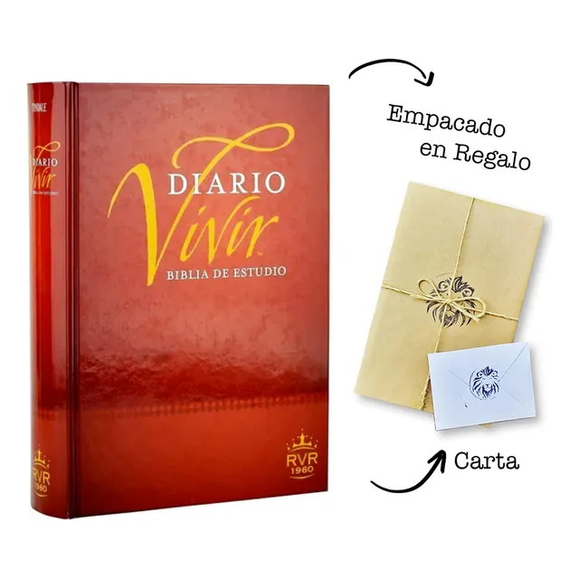 Biblia De Estudio Diario Vivir Reina Valera 1960 Tapa Dura