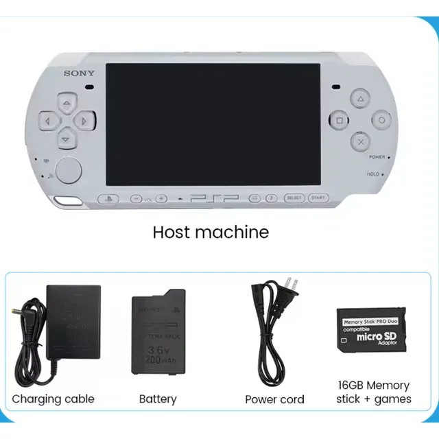 Consola Sony Psp 3000 Original | 16gb | Completa Con Caja Blanco (Reacondicionado)