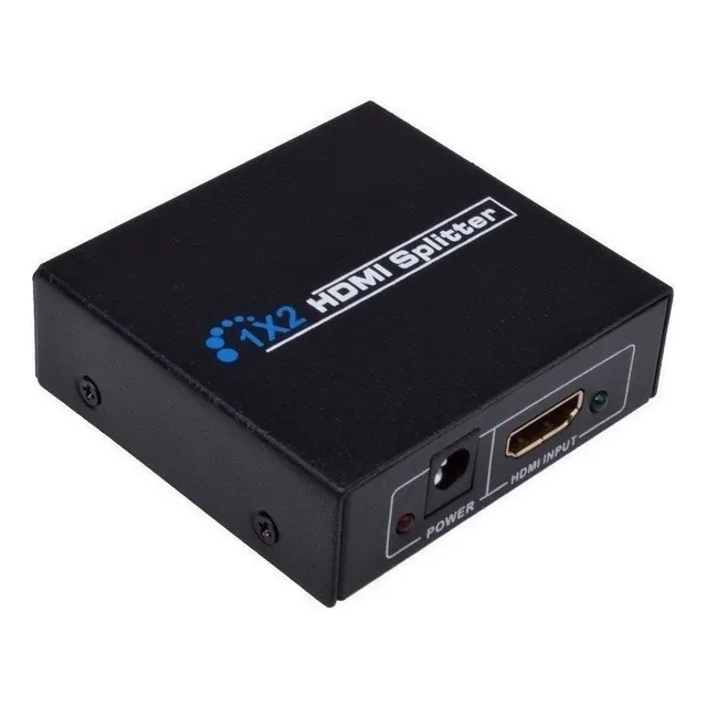 Splitter Distribuidor Divisor Hdmi Hdcp 1x2/ Pronta Entrega