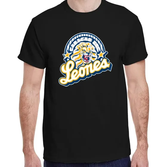 Franela Leones Del Caracas Algodón Tallas Plus  4xl 5xl 6xl