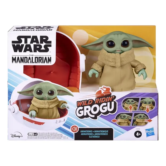 Star Wars The Mandalorian Wild Ridin' Grogu Animatrónico