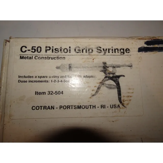 Pistola Dosificadora Grip Syreinge Cotran Portsmouth Ri Usa