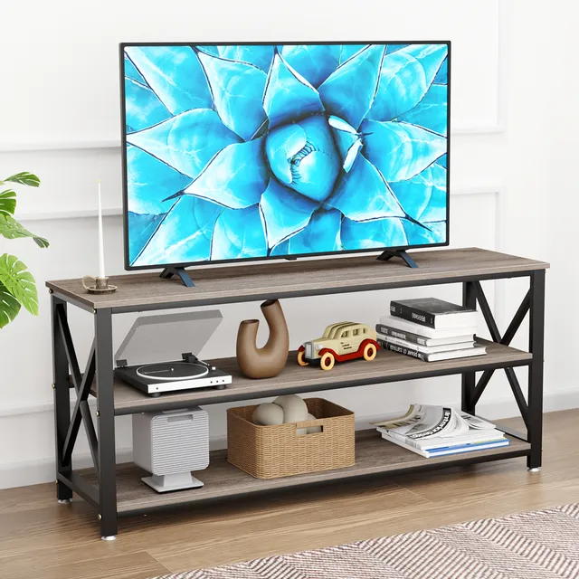 Soporte Tv Estante Para Tv Organizador De Madera Mesa De Tv