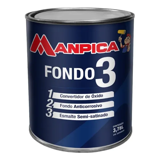 Fondo 3 En 1 Manpica Blanco - Galón
