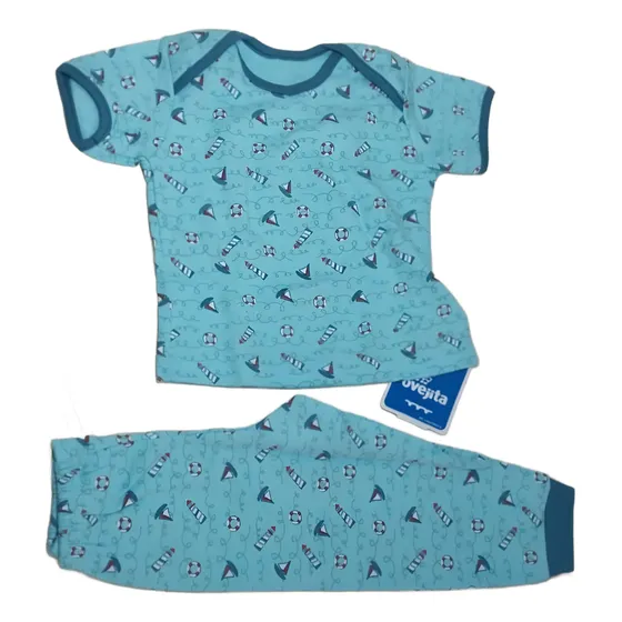 Pijama Ovejita 100 % Algodon Bebe Niño