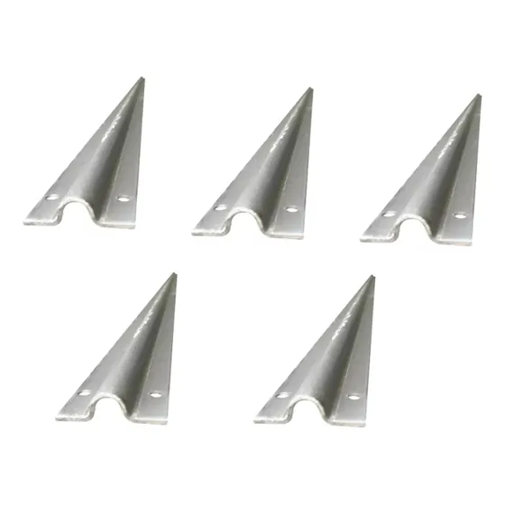 5 Guías Riel Inferior Tipo U 3mts Para Rueda Comunello Merik