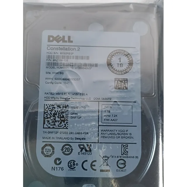 Dell Costellation.2 1tb 7.2k 2.5 Sata F/w Aa07