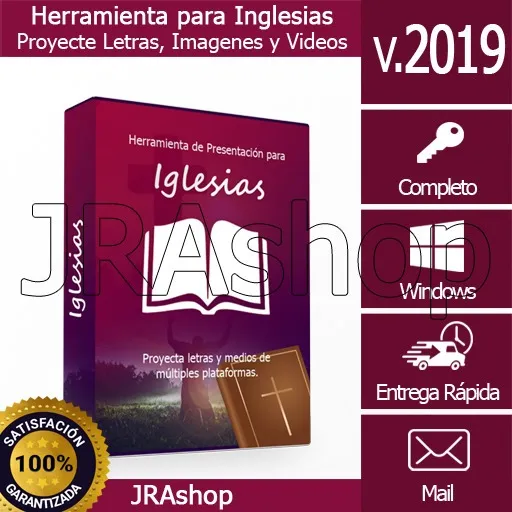 Programa Para Iglesias - 18 Biblias, Imagenes, Musica Y Mas