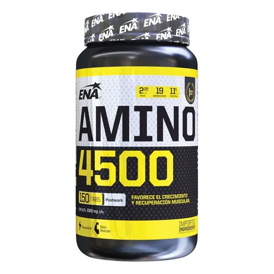 Ena Amino 4500 Crecimiento De Masa Muscular Recuperador Aminoácidos