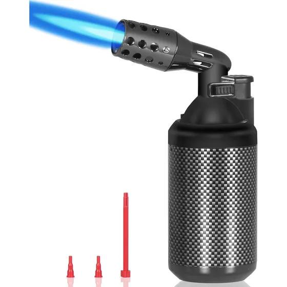Encendedor De Butano Recargable Soplete De Cocina Metal Prem