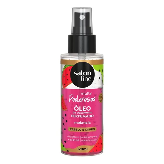 Óleo Multy Poderosos Melancia Cabelo Corpo 120ml Salon Line