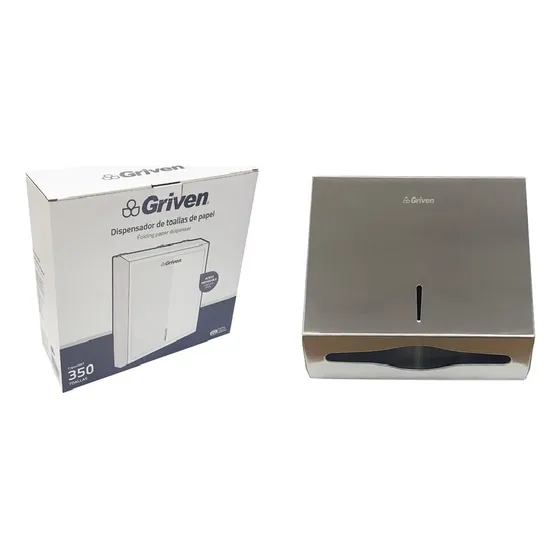 Dispensador De Papel Toalla Acero Inoxidable Griven