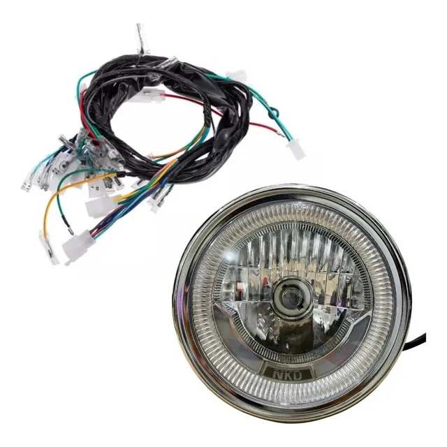 Instalacion Electrica Akt Nkd 125 Ramal + Farola Led Nkd 125